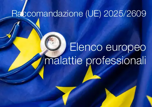 Raccomandazione (UE) 2025/2609 / Elenco europeo delle malattie professionali